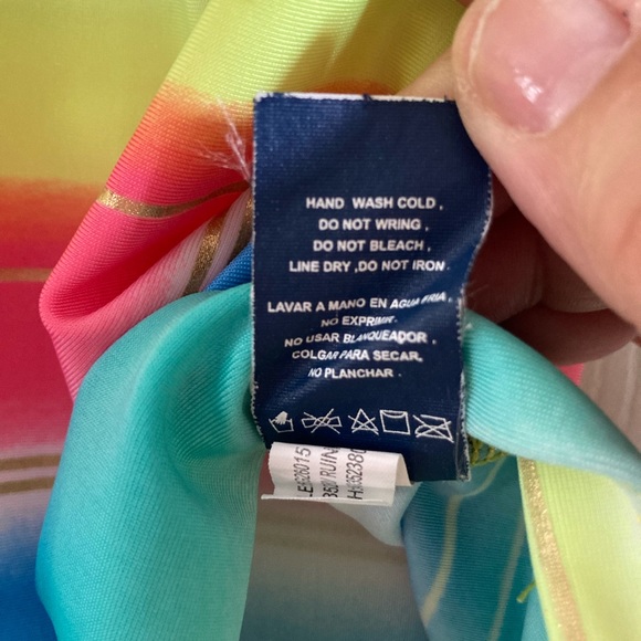 Nautica Girls Striped UV Protection Bathing Suit - Picture 8 of 12